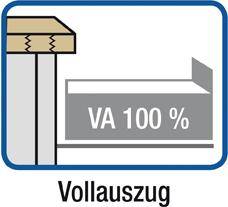 Schubladeneinteilungssatzfür FH180mm 1/9 Teilung f.Schublade B900xT600mm