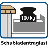 Anke Kastenwerkbank B2800xT700xH850mm RAL7035/5012 BMP: 50 mm 8 Schubladen, 2 Türen Anke Kastenwerkbank B2800xT700xH850mm RAL7035/5012 BMP: 50 mm 8 Schubladen, 2 Türen