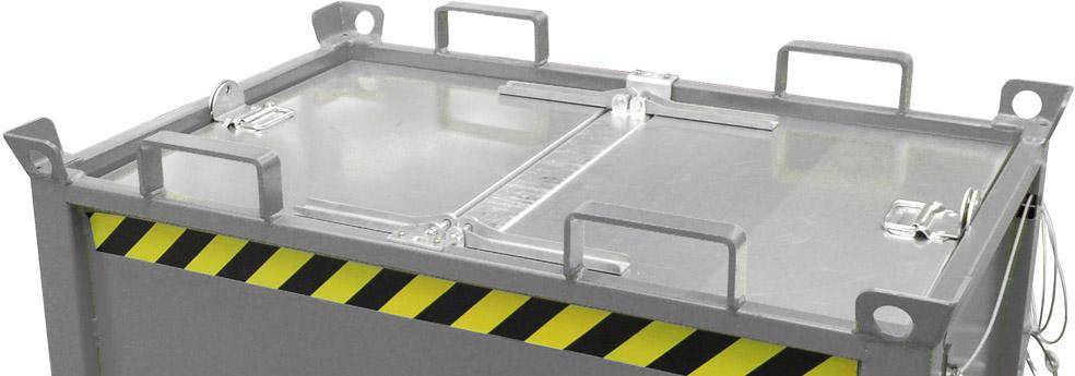 Deckel verzinkt. f. Klappbodenbeh. FB1000