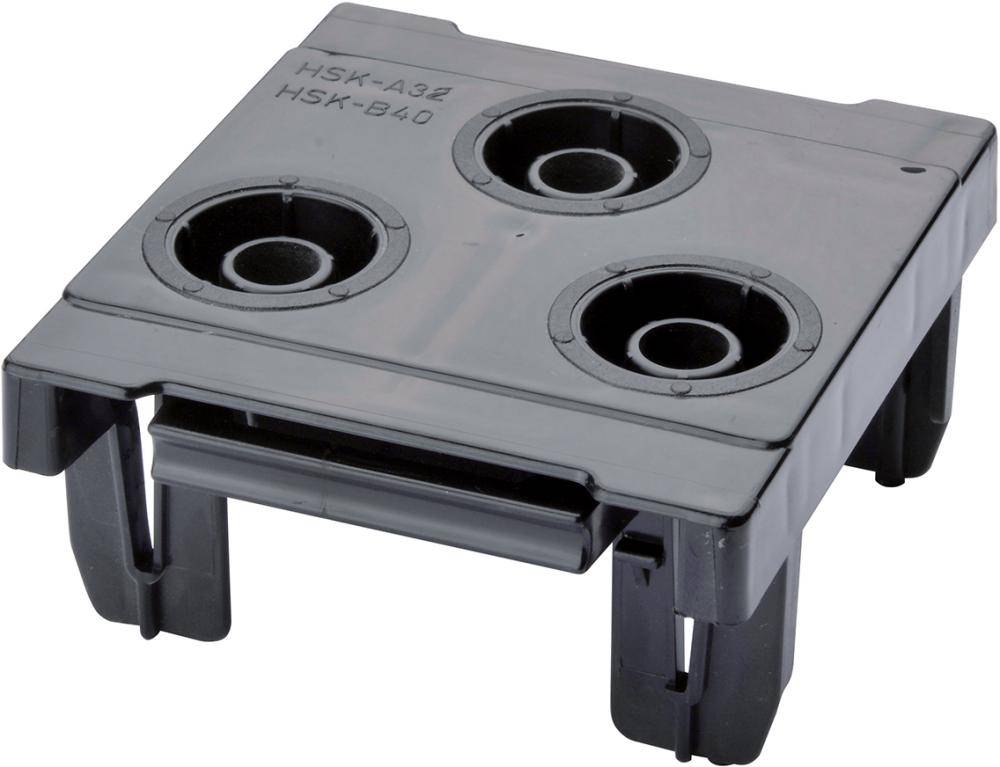 CNC-Kunststoffeinsatz HSK A32/B40, 3 Aufnahmen, Typ 3 - Artikel: 7830100586