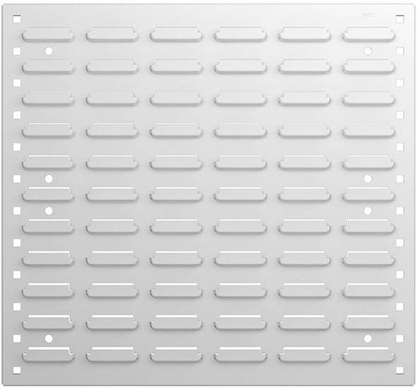 Schlitzplatte B495xH457 mm lichtgrau RAL 7035