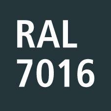 Lochplatte B1981xH457 mm anthrazit RAL 7016