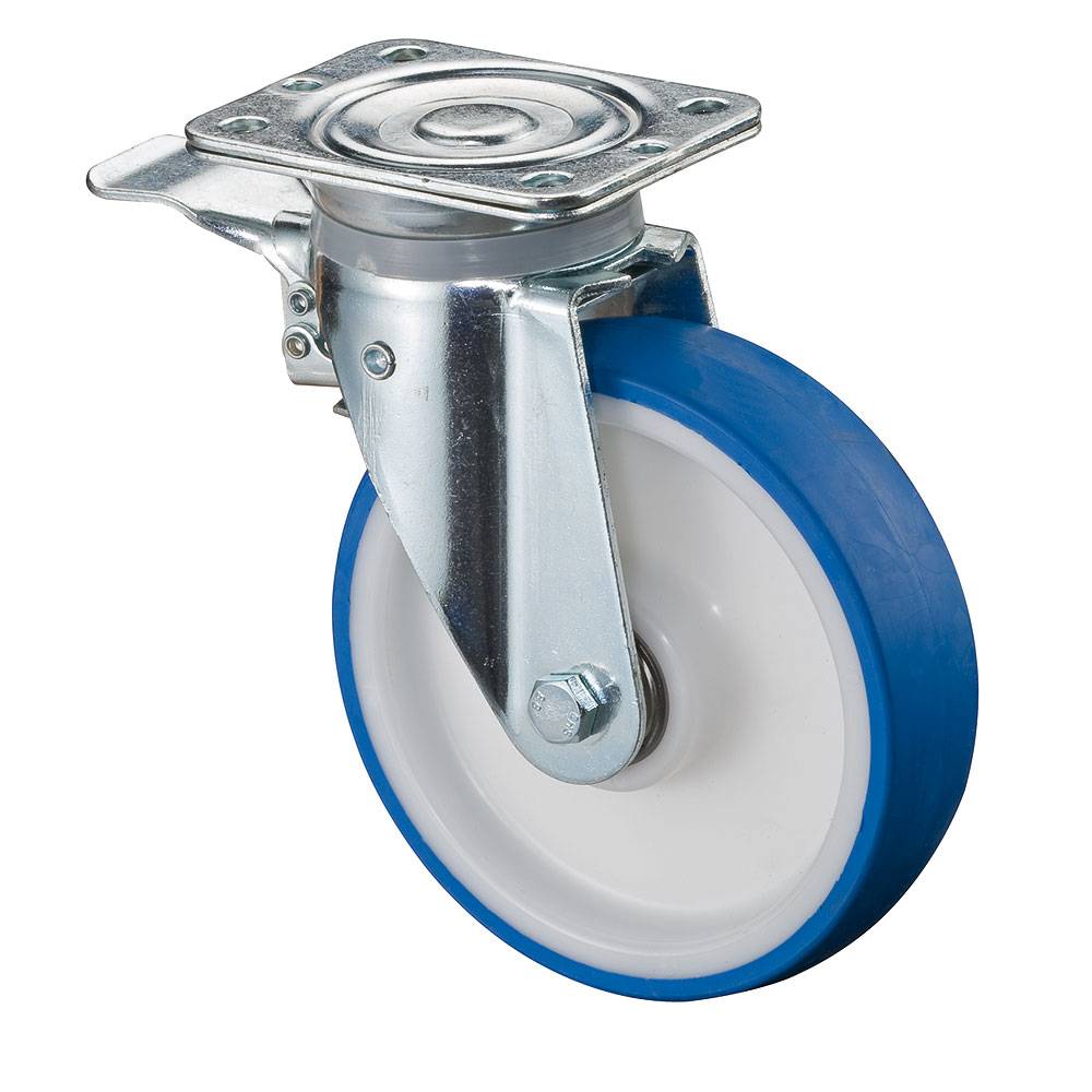 Schwerlastrolle, Ø 125mm, 200kg, Radbreite 35mm, N120.B47.125