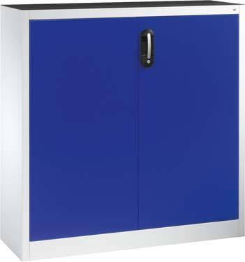 Beistellschrank B930xT500xH1000 mm RAL 7035/5010,1Fachboden Tragkraft 70kg