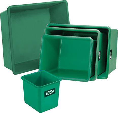 Rechteckbehälter 500 l B790xT1440xH500 mm grün - Artikel: 7830408980