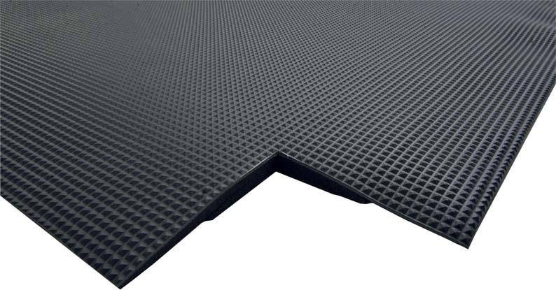 Schweißer-Bodenmatte Diamond Tread schwarz B60xL90 cm Stärke 15 mm - Artikel: 7830611558
