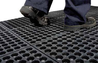 Anti-Ermüdungsmatte Fatigue-Step Grit Top B90xL90 cm schwarz - Artikel: 7830621657