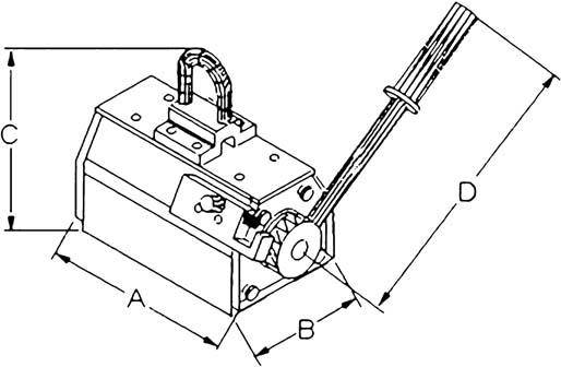 Permanent-Lasthebemagnet TPM 1,0 Tragkraft max. 1000 kg Flachmaterial
