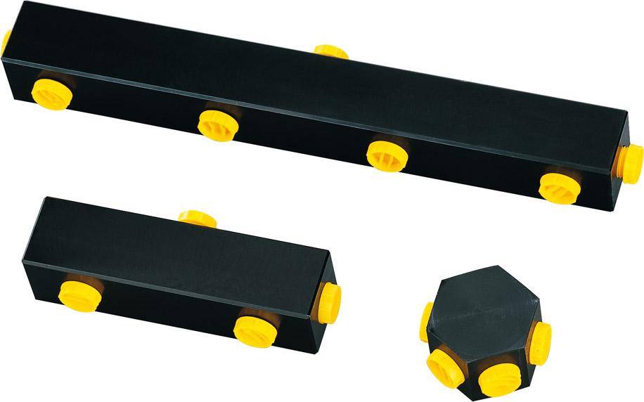 Verteilerbock hydraulischAnschlüsse 4x3/8NPT innen