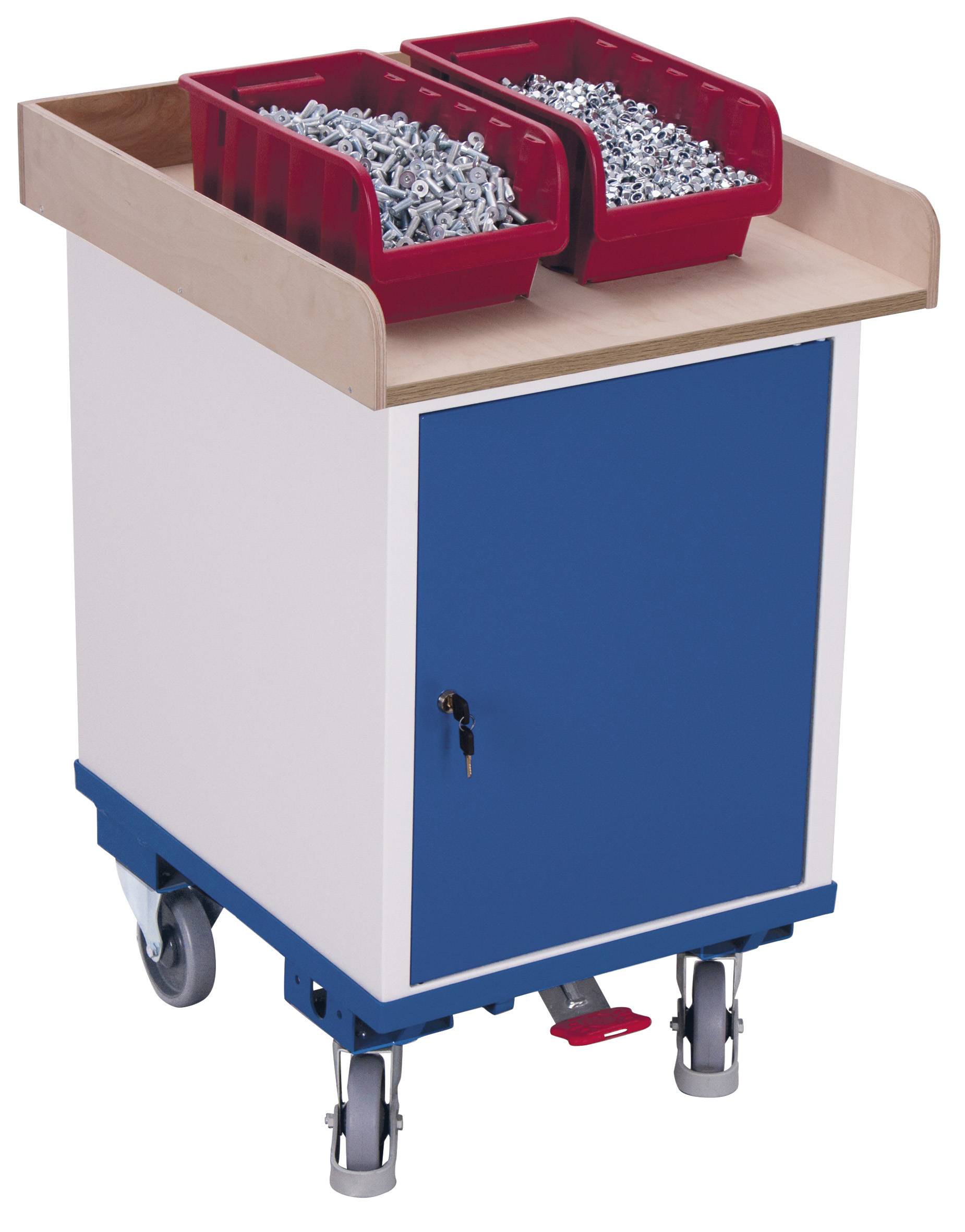 Flügeltürschrank mit 1 Ladefläche - Außenmaße: 575 x 660 x 905 - mm (B/T/H)