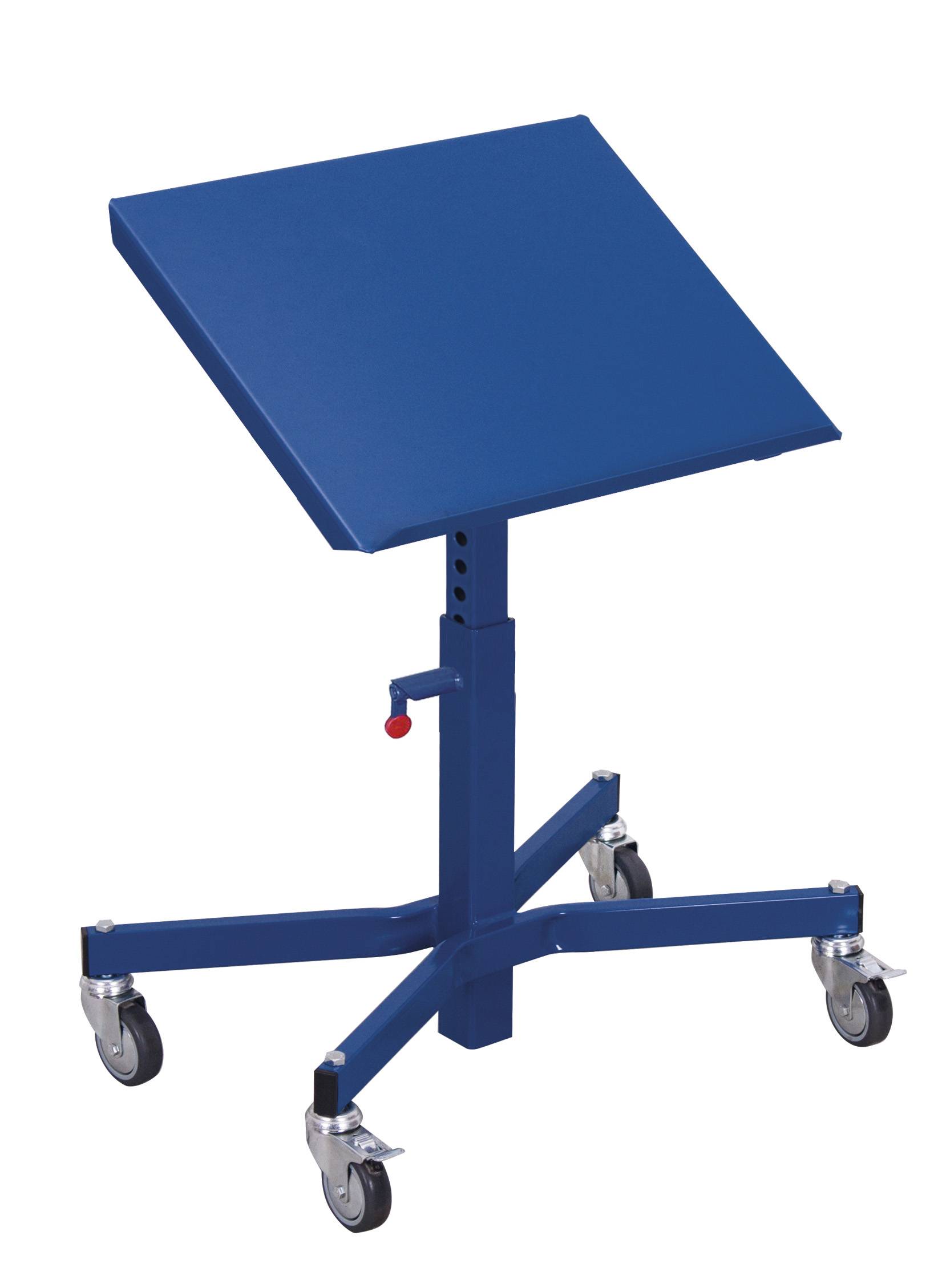 Materialständer, einseitig neigbar - Außenmaße: 600 x 410 x 520 - 775 - mm (B/T/H)