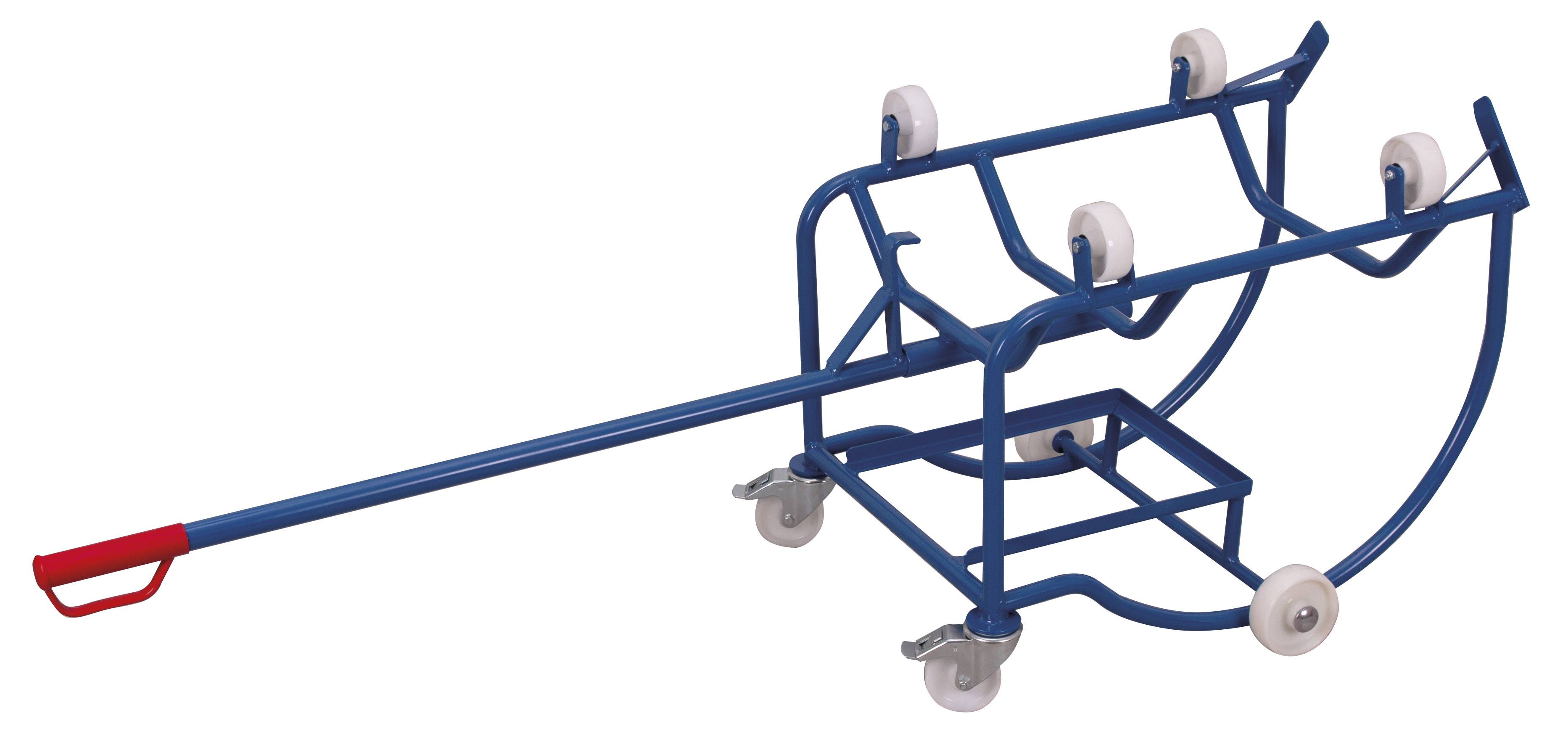 Fasskipper mit 4 Kunststoffrollen - Außenmaße: 895 x 715 x 690 - mm (B/T/H)