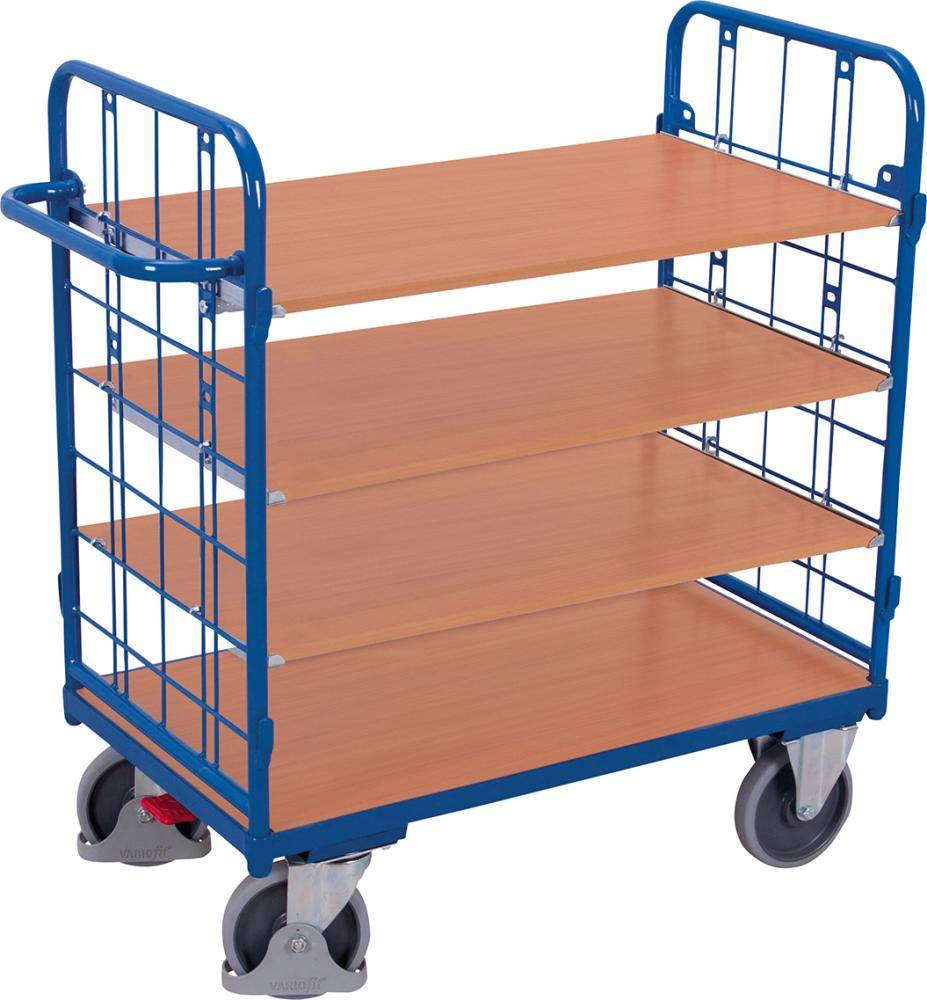 Etagenwagen 500 kg 2 WandLad. 1200x800 mm 4 Böden - Artikel: 7830205565