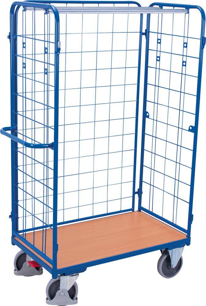 Paketwagen 400 kg Lad. 850x400 mm 3 Wände