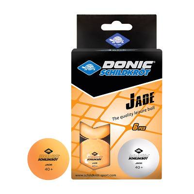 Donic® Schildkröt Tischtennisbälle "Jade" Bälle Orange W4-611109610: Donic Schildkröt Tischtennisbälle im 6er Karton. Ideal als h