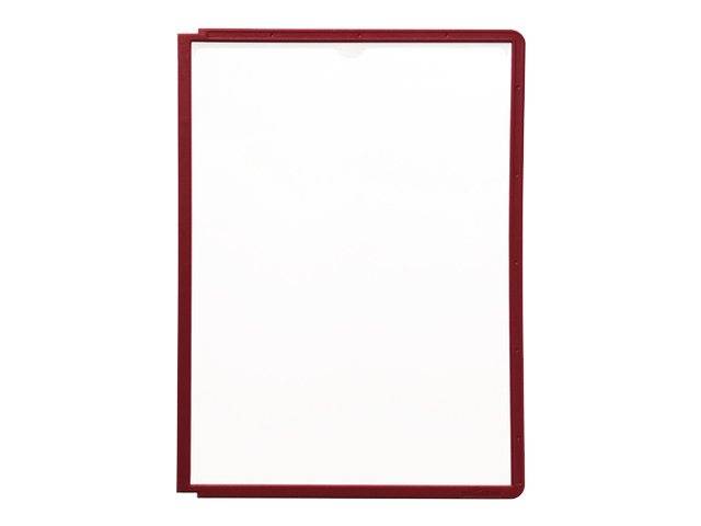 DURABLE SHERPA - Anzeige - für A4 - Roter Rahmen (Packung mit 5)