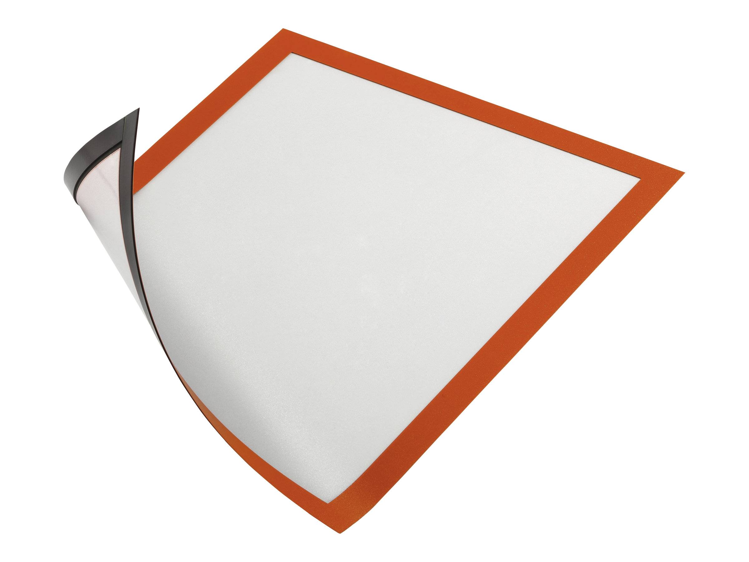 DURABLE DURAFRAME MAGNETIC - Dokumentenhalterung - für A4 - magnetisch - orange (Packung mit 5)