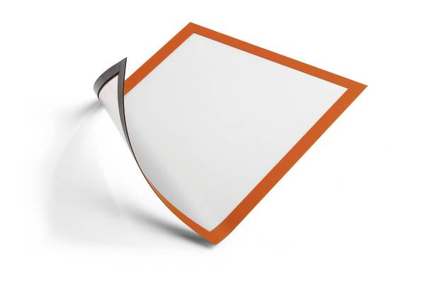 DURABLE DURAFRAME MAGNETIC - Dokumentenhalterung - für A4 - magnetisch - orange (Packung mit 5)