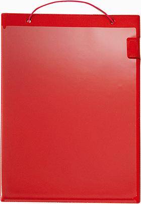 Auftragsschutztasche ohne Schluesselfach VE 10 Stk., A 4 rot - Artikel: 7830704758