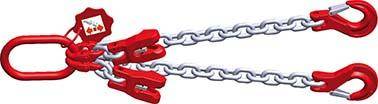 Zweistrang Kettenge.verz.Gabelkopf 135x75mm 2000KG - Artikel: 7830601726