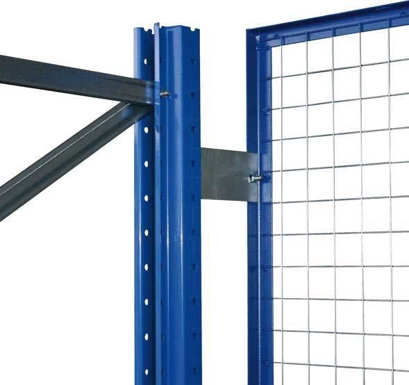 Gitterrückwand FB1825xH1500 mm blau/verzinkt - Artikel: 7830493445