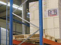 Gitterrückwand FB3600xH1500 mm blau/verzinkt - Artikel: 7830493449