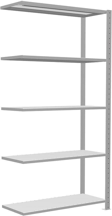 Steckregal B1000xT400xH2000 mm Anbaufeld 5 Böden vzk Fachlast 330kg - Artikel: 7830490872