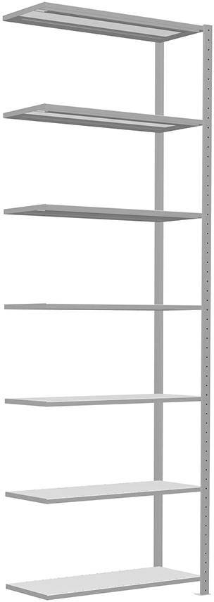 Steckregal B1000xT400xH3000 mm Anbaufeld 7 Böden vzk Fachlast 250kg - Artikel: 7830490832