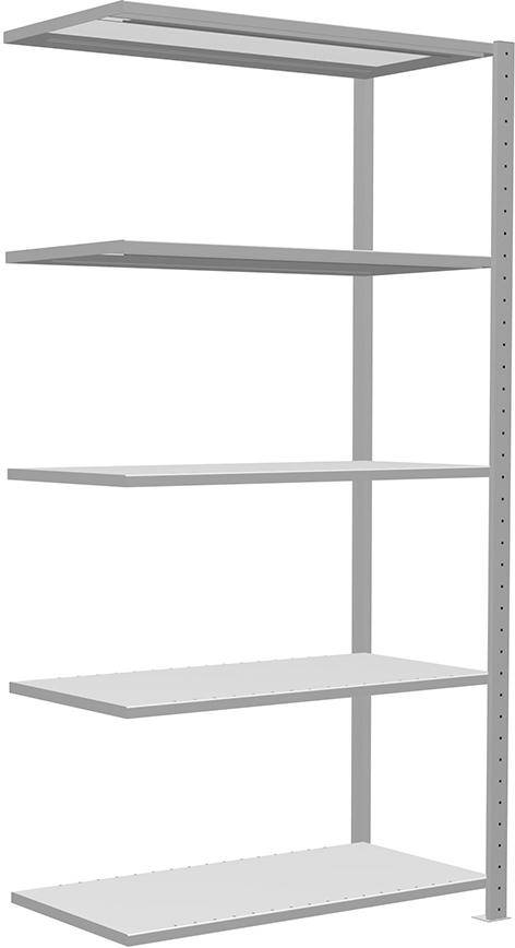 Steckregal B1000xT500xH2000 mm Anbaufeld 5 Böden vzk Fachlast 250kg - Artikel: 7830490818