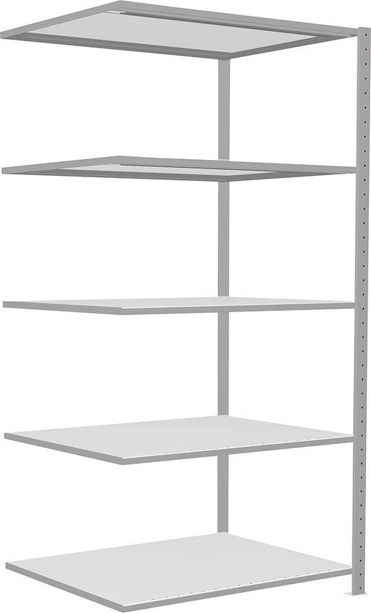 Steckregal B1000xT800xH2000 mm Anbaufeld 5 Böden vzk Fachlast 330kg - Artikel: 7830490877