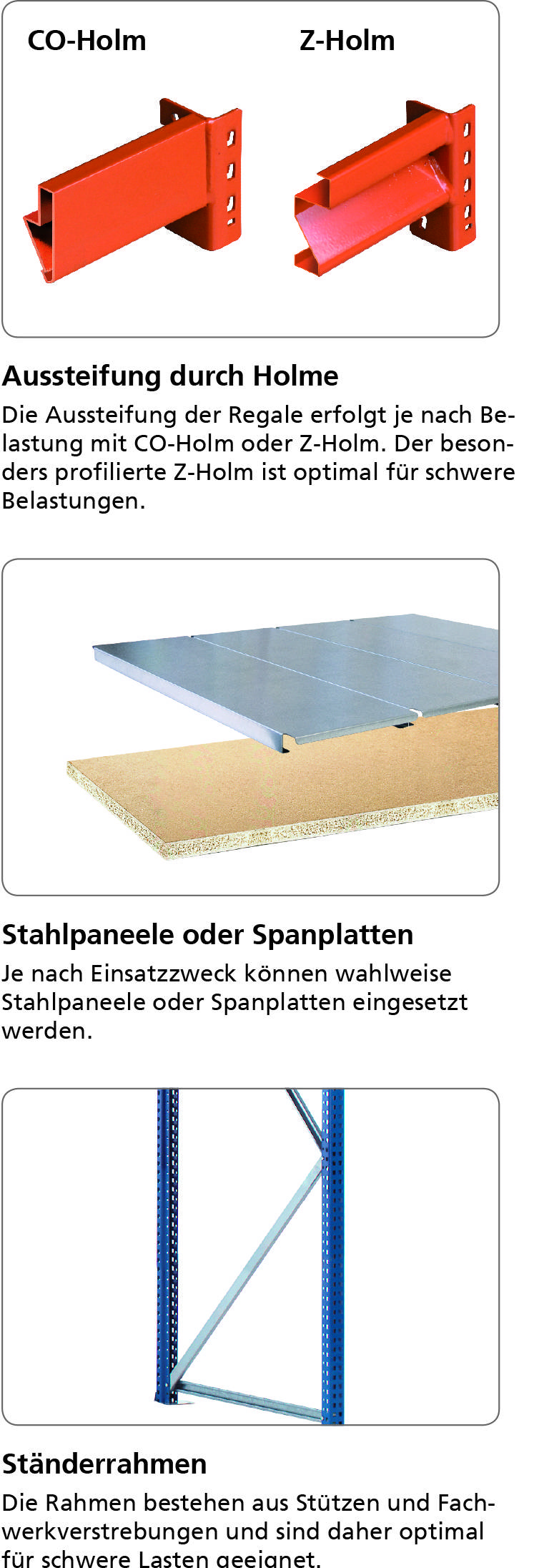 Zusatzebene W100 ZG B2500xT800 mm Stahlboden - Artikel: 7830493372