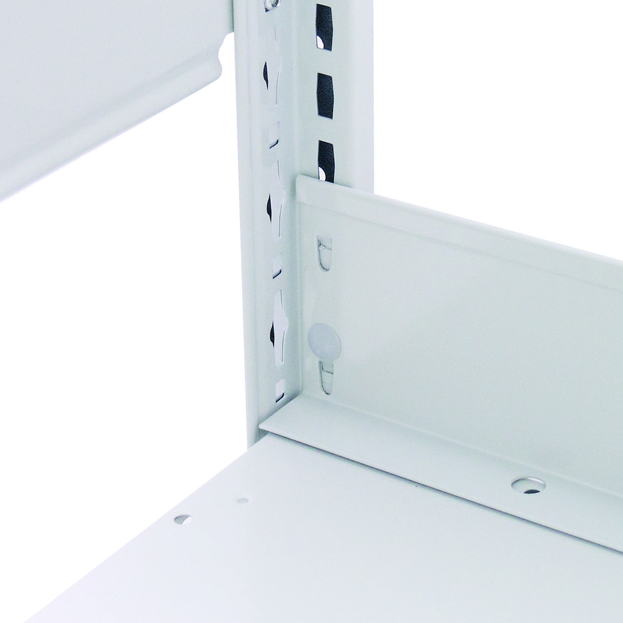 Schüttgutleiste B750xH90 mm für Fachboden 150kg RAL 7035 - Artikel: 7830493920