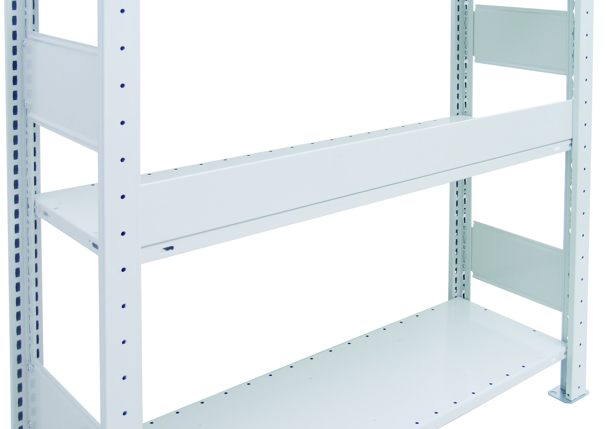 Schüttgutleiste B750xH90 mm für Fachboden 150kg verzinkt - Artikel: 7830493919