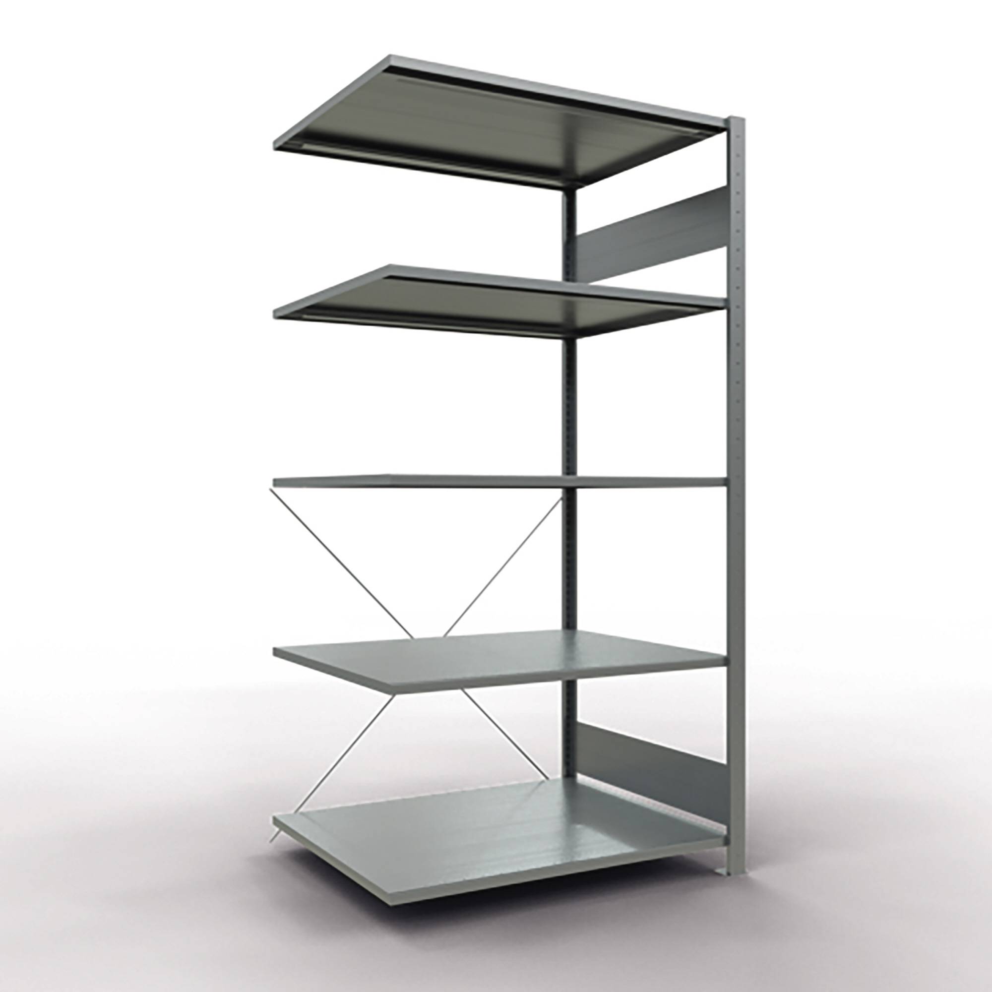 SCHULTE Regal MULTIplus150 12585 Anbau 2.000x1.000x800mm 5Böden vz