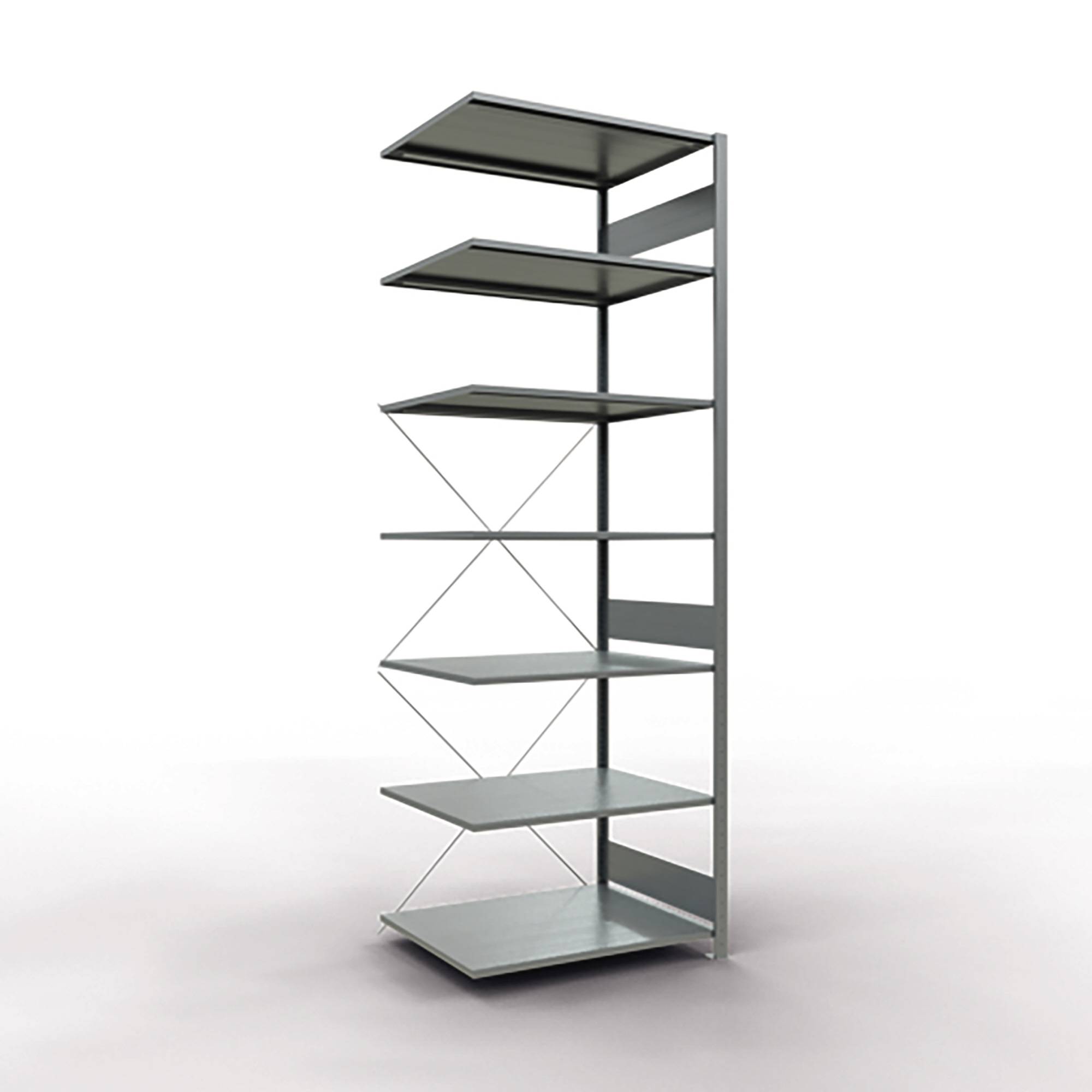 SCHULTE Regal MULTIplus150 12587 Anbau 3.000x1.000x800mm 7Böden vz