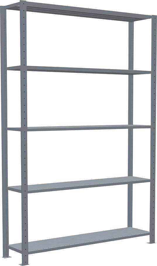 Steckregal B1300xT300xH2000 mm Grundfeld 5 Böden vzk Fachlast 250kg - Artikel: 7830492887