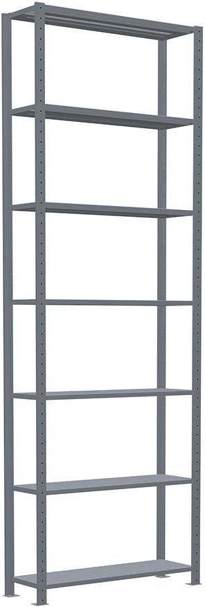 Steckregal B1000xT300xH3000 mm Grundfeld 7 Böden vzk Fachlast 250kg - Artikel: 7830490582