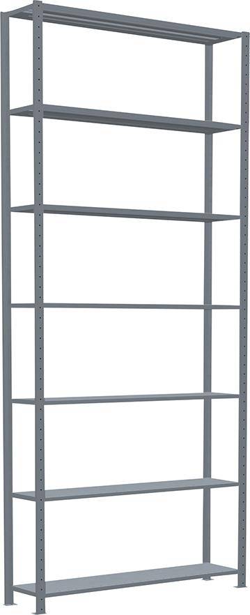 Steckregal B1300xT300xH3000 mm Grundfeld 7 Böden vzk Fachlast 250kg - Artikel: 7830493589