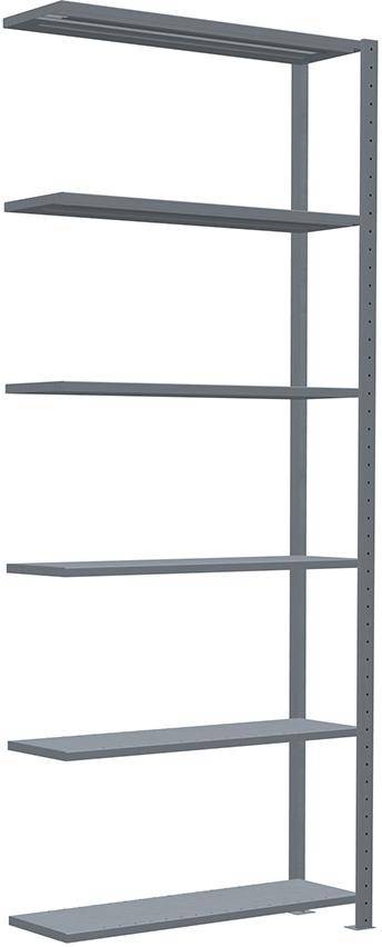 Steckregal B1000xT300xH2500 mm Anbaufeld 6 Böden vzk Fachlast 250kg - Artikel: 7830490598