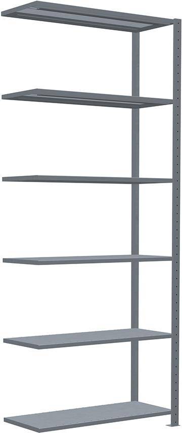 Steckregal B1000xT400xH2500 mm Anbaufeld 6 Böden vzk Fachlast 330kg - Artikel: 7830490656