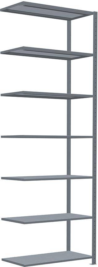 Steckregal B1000xT500xH3000 mm Anbaufeld 7 Böden vzk Fachlast 330kg - Artikel: 7830490666