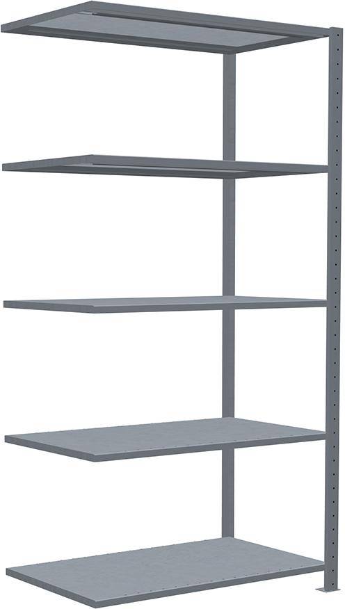 Steckregal B1000xT600xH2000 mm Anbaufeld 5 Böden vzk Fachlast 330kg - Artikel: 7830490652