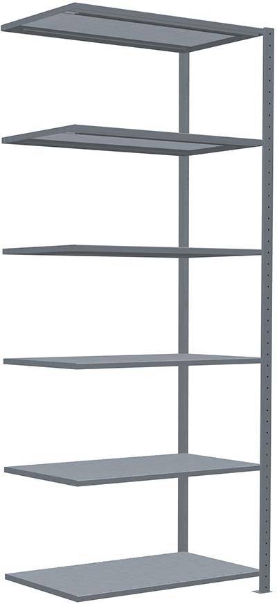 Steckregal B1000xT600xH2500 mm Anbaufeld 6 Böden vzk Fachlast 330kg - Artikel: 7830490660
