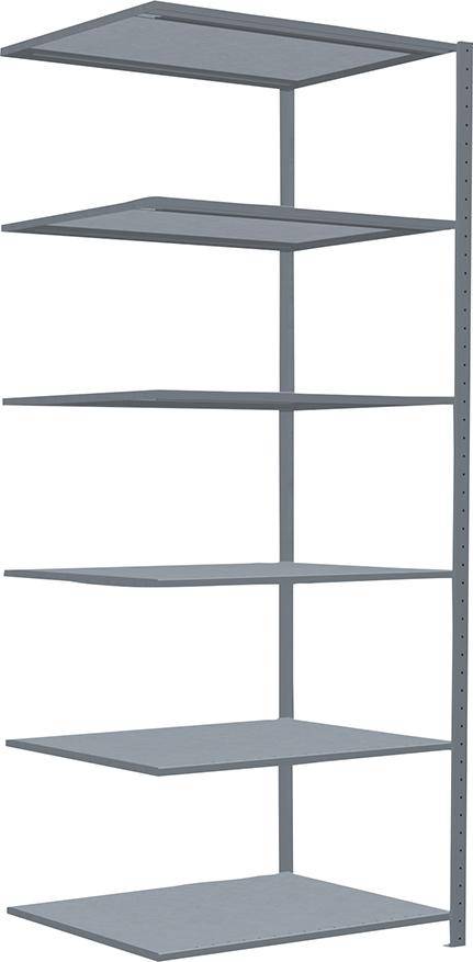 Steckregal B1000xT800xH2500 mm Anbaufeld 6 Böden vzk Fachlast 330kg - Artikel: 7830490661