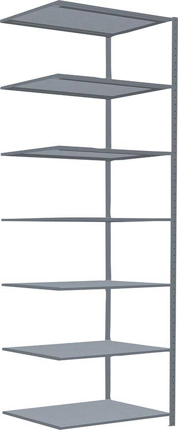 Steckregal B1000xT800xH3000 mm Anbaufeld 7 Böden vzk Fachlast 330kg - Artikel: 7830490669