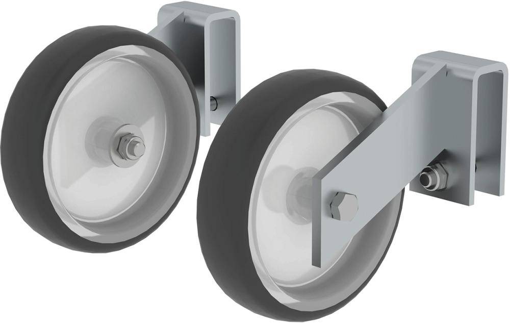 Hubrollen Durchmesser 125 mm Satz a. 2 Stück