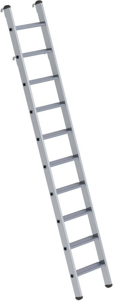 Regalleiter alu 10 Stufen einhängbar