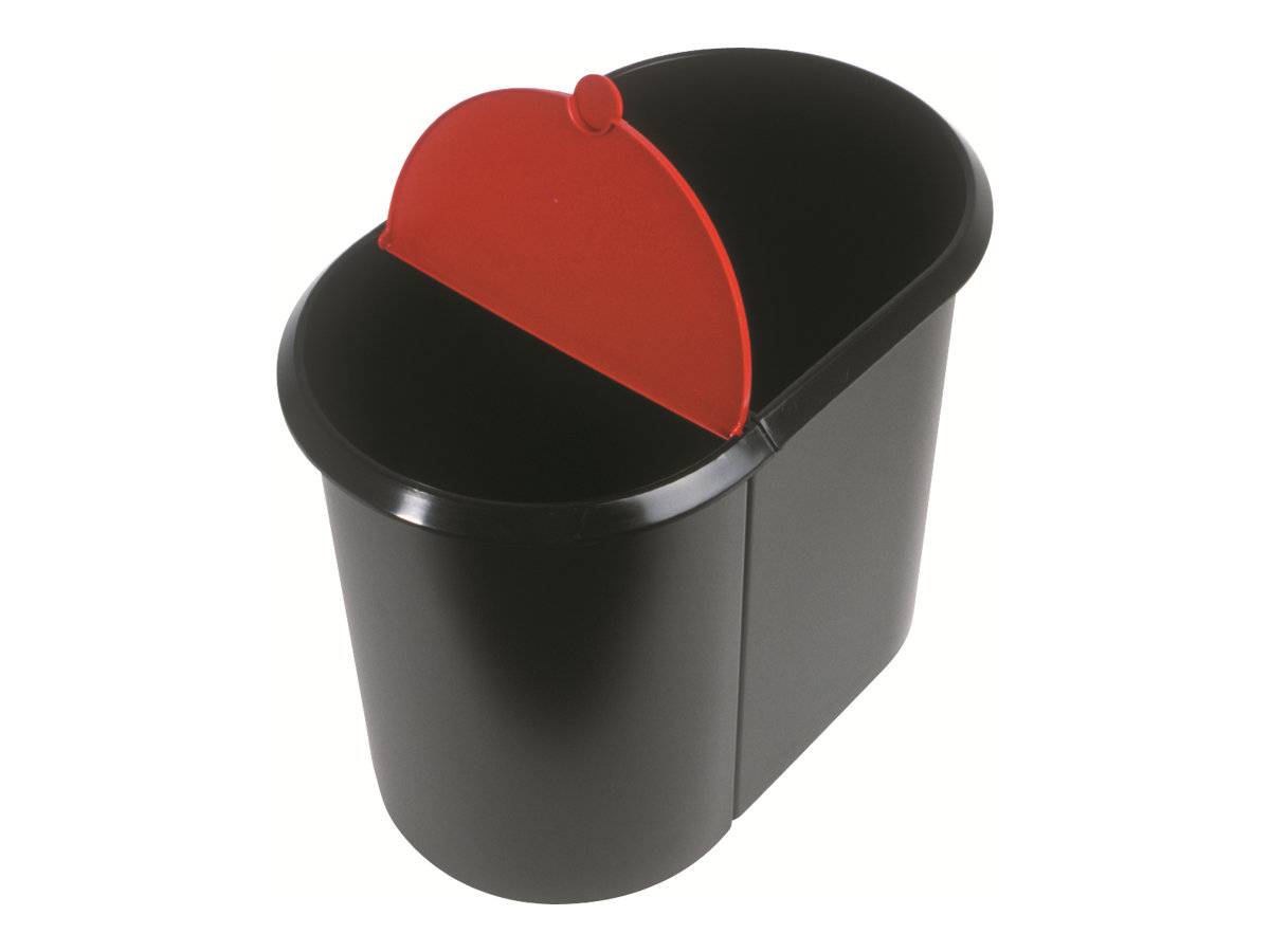 Helit Duo System - Papierkorb - 29 L - Mülltrennung