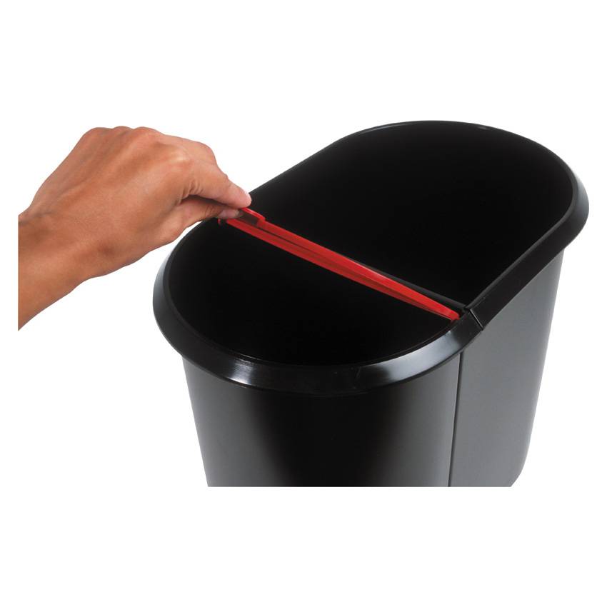Helit Duo System - Papierkorb - 29 L - Mülltrennung