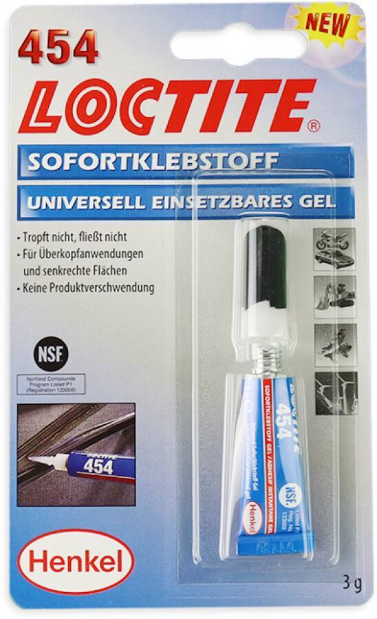 Sofortklebstoff Loctite 454 195906 Gebindeart Flasche Inhalt 3 g